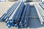 Various sizes of electrical conduit