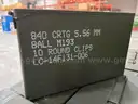 Lot of (10) Metal Ammo Cans - 5.56mm