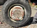 Brand new 245/70R19.5 Tire on rim from GMC