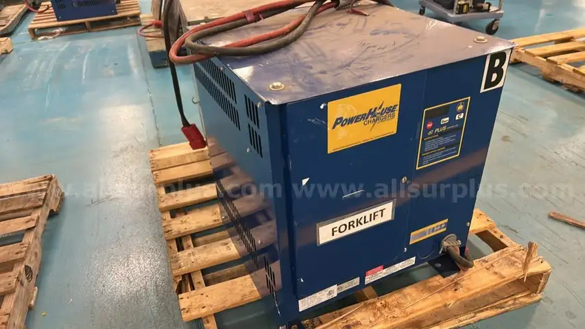 2 pcs. EnerSys Enforcer Ferro and Hobart Battery Mate Industrial Fork