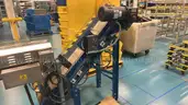 3 pcs AutoBag Industrial Sprint Bagger with incline conveyor