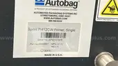 3 pcs AutoBag Industrial Sprint Bagger with incline conveyor