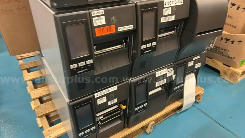Lot of Zebra ZT410, ZT411, ZT421, Label Printers, Power Supplies and P
