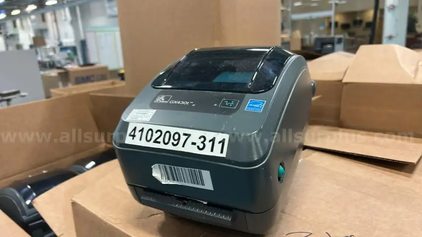 Approx. 77 Ea., Zebra GX430T Thermal Label Printers