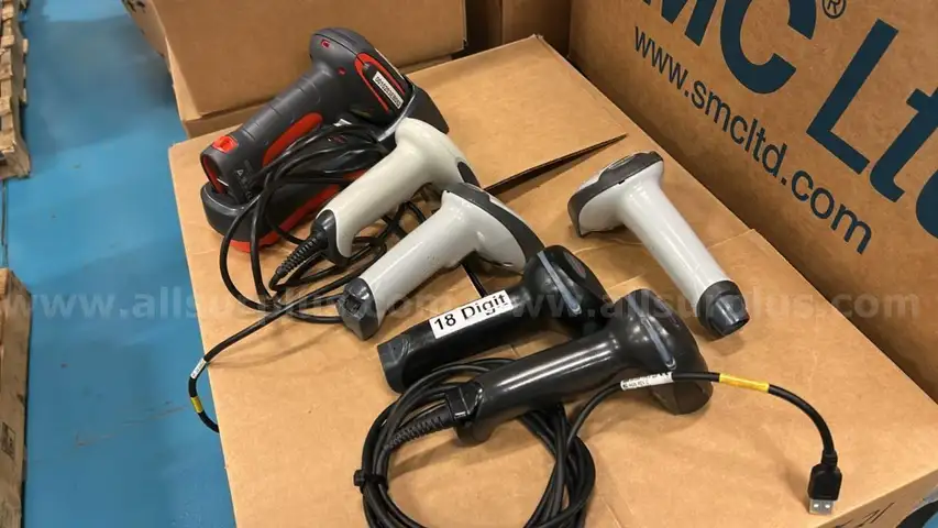 Pallet of Hand, Corded, Tabletop Scanner Guns, Approximately 200+