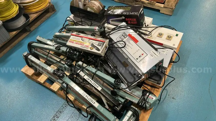 Pallet of Various Bag Sealers, Approximately 15 Total