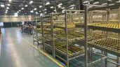 Lot of 5 Sections of Carton Flow‑Rack / Gravity‑Fed Shelving System