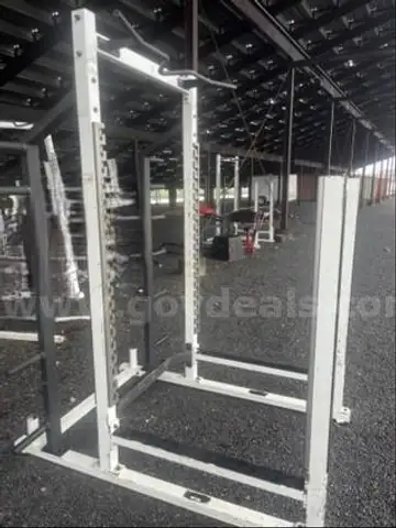 EIGHT (8) FOOT STEEL SQUAT RACK