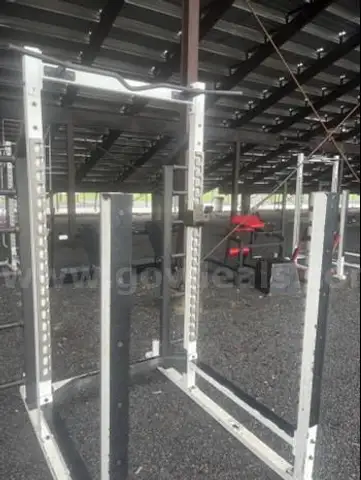 EIGHT (8) FOOT STEEL SQUAT RACK