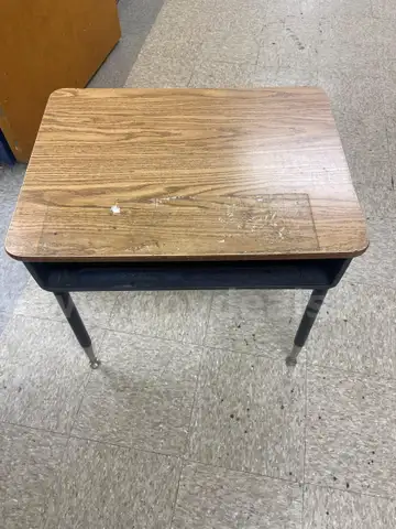 Lot #3 - TWENTY-FIVE (25) RECTANGULAR STUDENT DESKS
