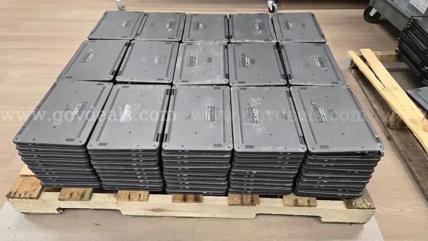One (1) Pallet of 150 Dell Chromebooks 3100 2-in-1 for Parts and Repair Only Pallet 2912