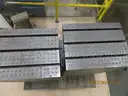 Set of (2) Steel Angle Plates for Large CNC Machine