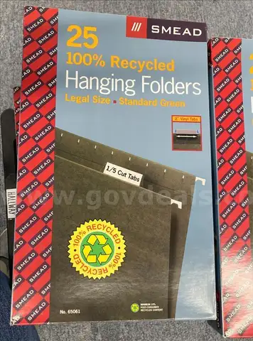 Legal Size Hanging File Folders - Lot of 30 boxes