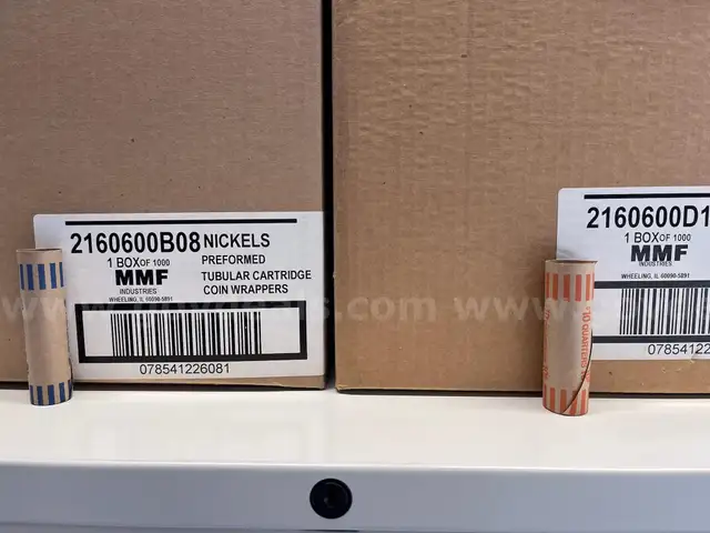 Coin Tube Wrappers - Nickels/Quarters