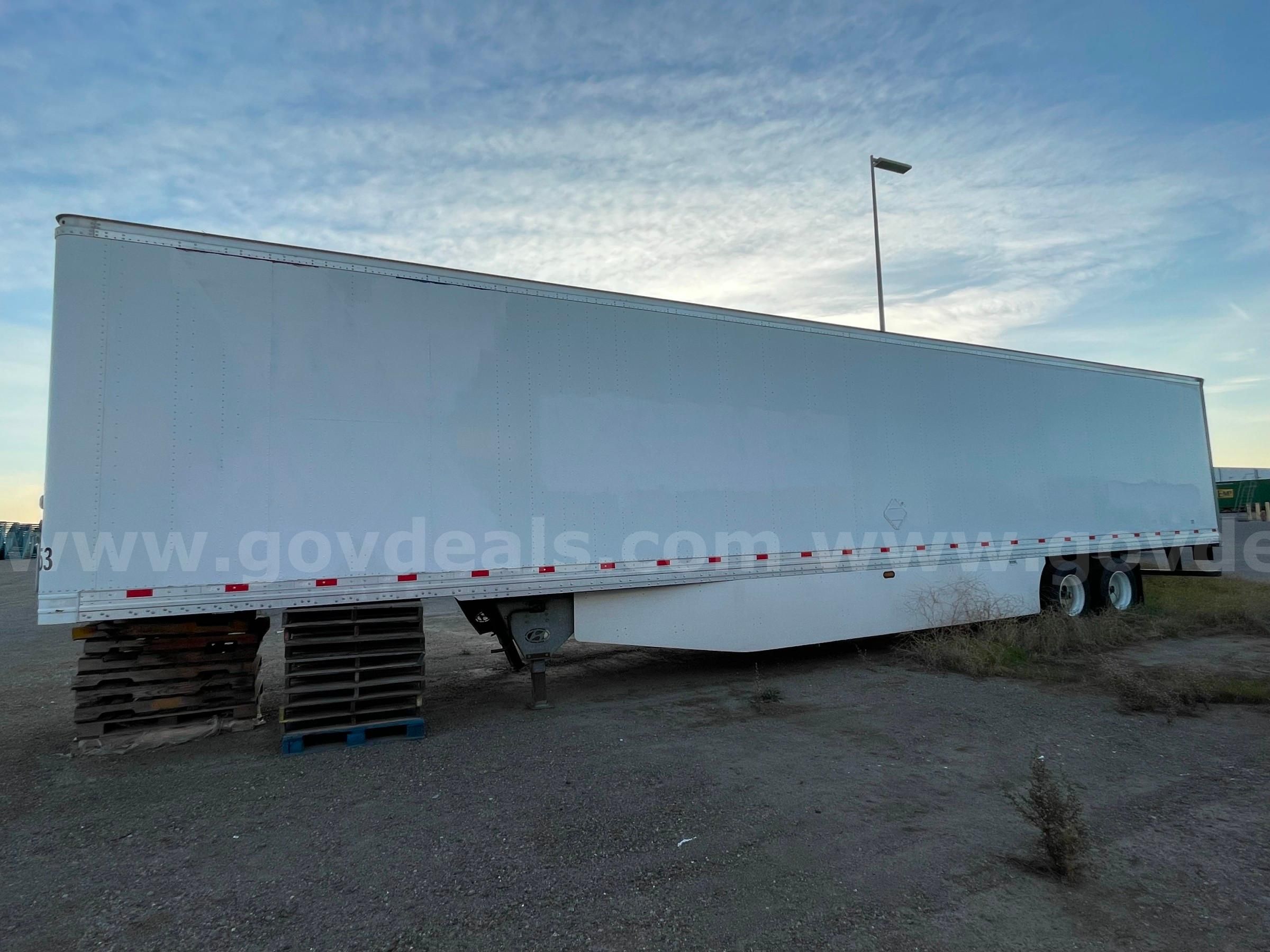 2010 dry van hot sale trailer for sale