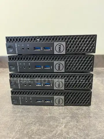 4x Dell Optiplex 3040 Micro PCs