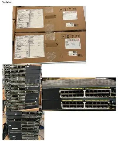Lot of Cisco 2960 Switches and 2702 Access Points