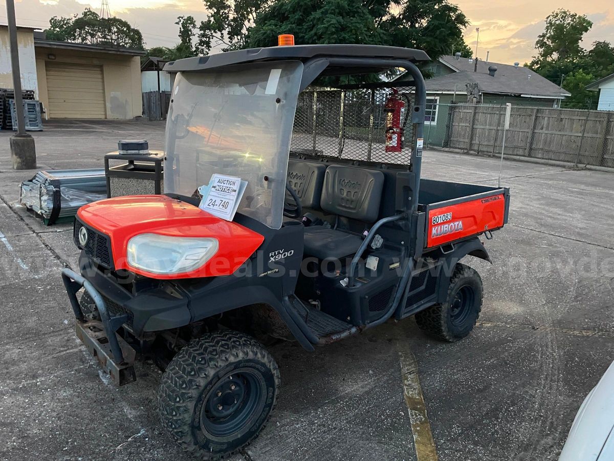 2015 KUBOTA RTV X900 ATV | GovDeals