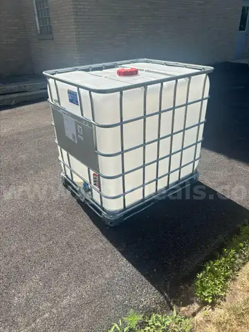 Lot of 10 Used Polymer Totes for Liquid Storage