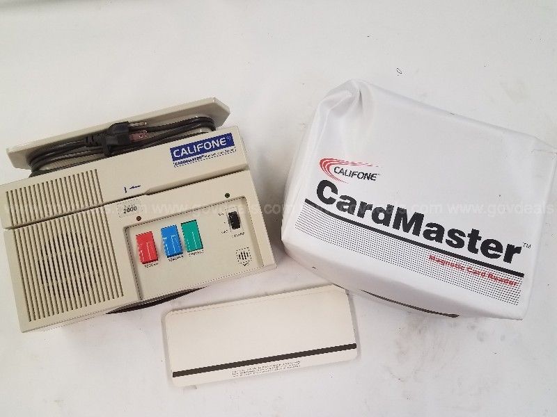 Califone Cardmaster Magnetic Card Reader for ELL/ESOL | GovDeals