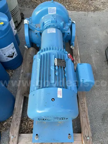 Sulzer Pump 1200 GPM, 80TDH, IMP Dia 9.8&#x22;, w/Motor 30 HP, 1770 RMP, 230/460 Volts