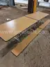 Cafeteria Woodgrain Folding Table