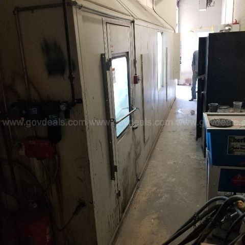 1995 NFPA 33 GARMAT USA Closed Top Open Front Paint Spray Booth ...