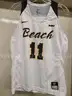 White Nike Women&#x27;s Basketball Jersey  - (Medium) - J032