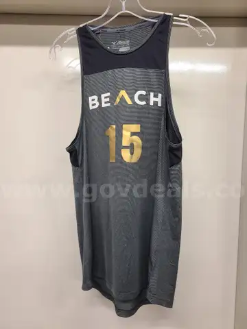 Grey Mizuno Jersey  - (Medium) - J033