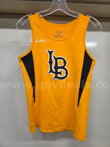 (J085) Asics LB Tank Jersey - Yellow S