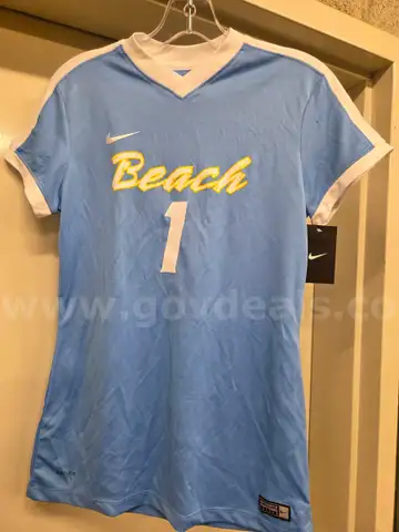 (J102) Nike Short Sleeve Jersey   - Light Blue S