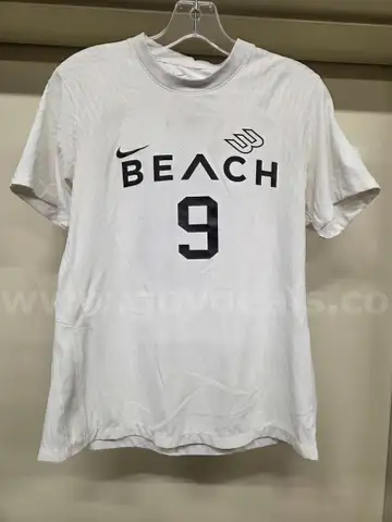 (J109) Short Sleeve Nike Jersey - White M