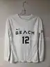 White Nike Long Sleeve Jersey  - (Small) - J080