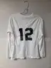 White Nike Long Sleeve Jersey  - (Small) - J080