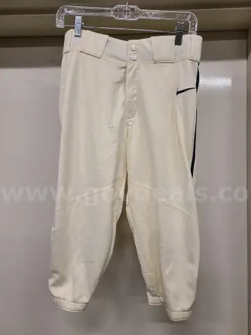 Cream Nike Knicker Baseball Pants  - (Medium) - J002