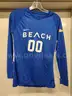 Blue Nike Long Sleeve Jersey  - (X-Large) - J005