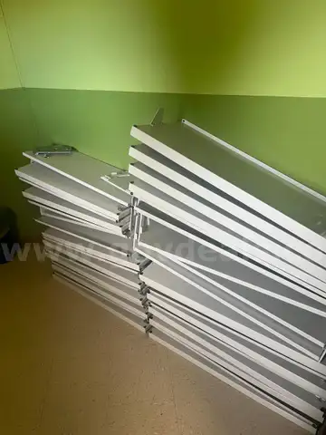 Set of 35 Metal Periodical Shelves