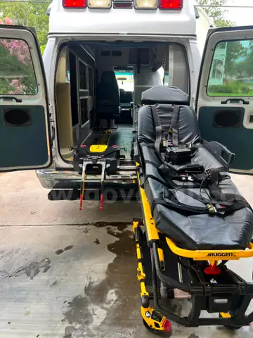 2011 Ford Econoline Star of Life (KKK) Certified Ambulance with Stryker Power Load system and Stryker power Stretcher.