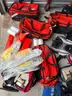 Various ambulance medical bags.