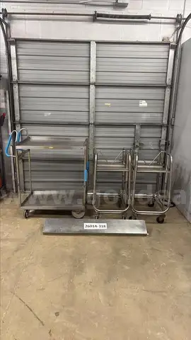 ASSORTED STAINLESS STEEL ITEMS (USED, SOLD AS IS)2601A-318