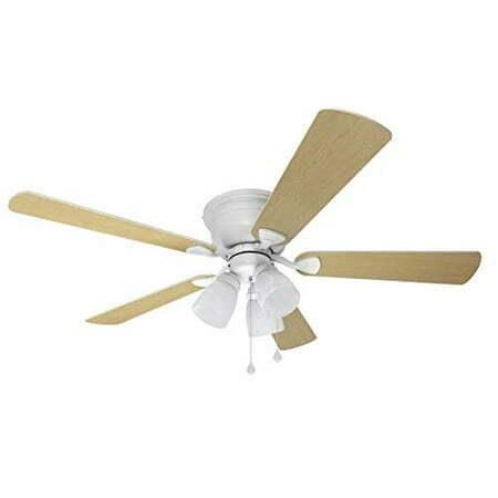 Harbor Breeze buy Centreville 42-in White Indoor Flush Mount Ceiling Fan with Light