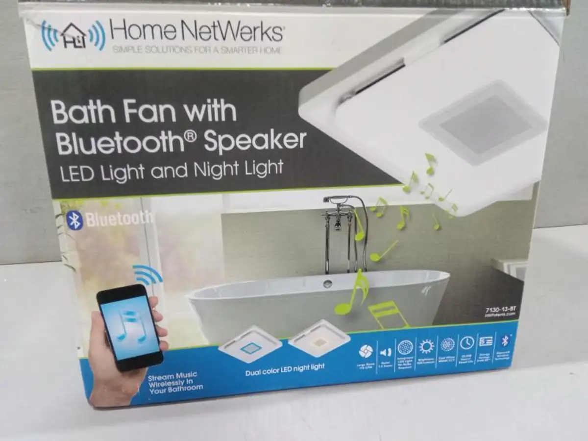 Led Light Home Depot Bluetooth Fan Homewerks Bath Fan With
