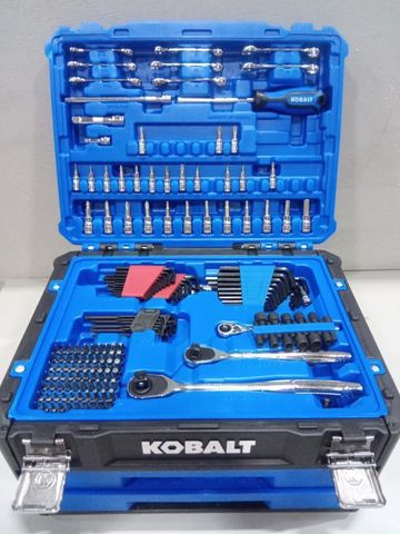 Kobalt 277-Piece Standard (SAE) and Metric Polished Chrome Mechanics ...