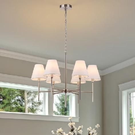 Allen and roth pendant deals light brushed nickel