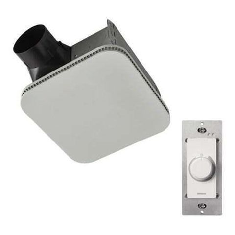 BROAN Roomside Series 110 CFM Ceiling Bathroom Exhaust Fan with ...