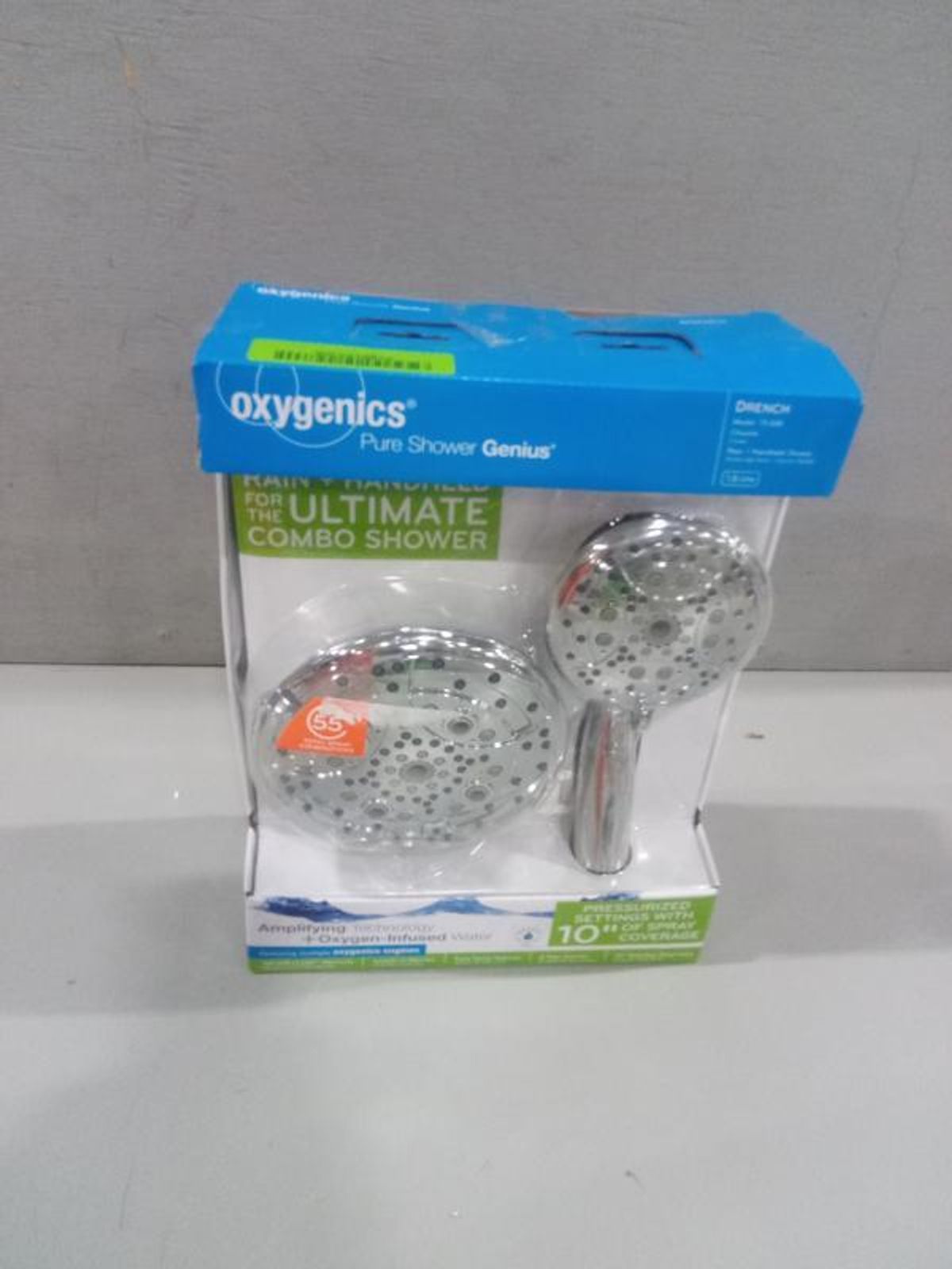 Oxygenics Drench Chrome Round Rain Shower Head Dual/Combo Shower Head 1 ...