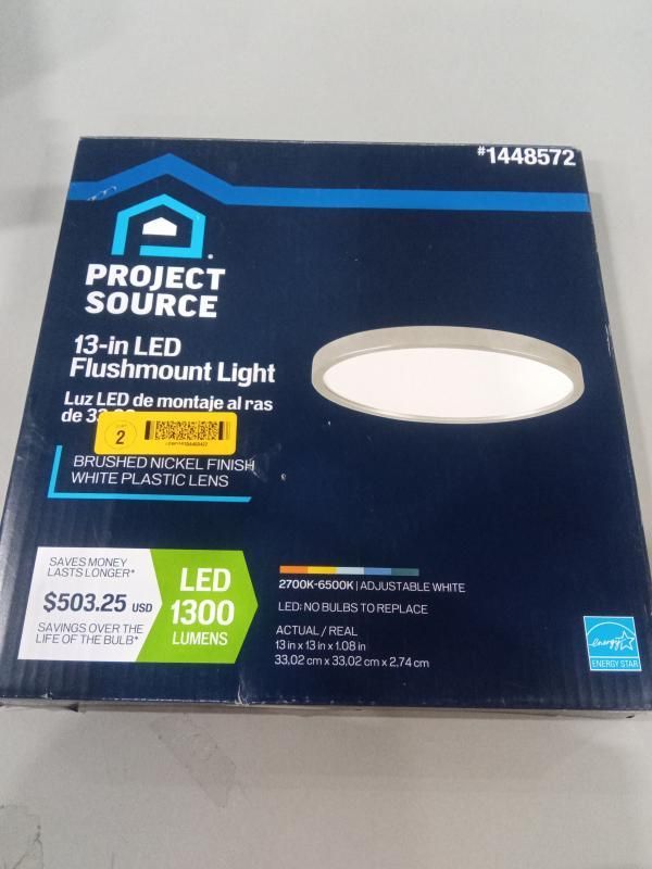 Project source store nickel flush mount