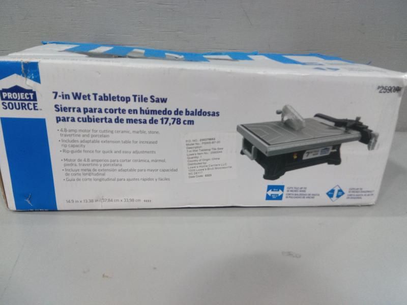 Project source wet deals saw