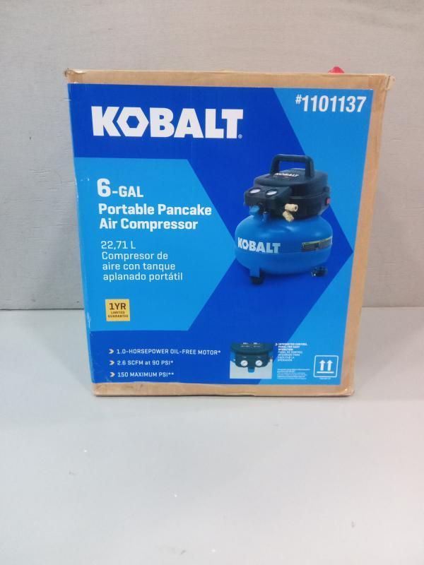 Kobalt pancake store air compressor