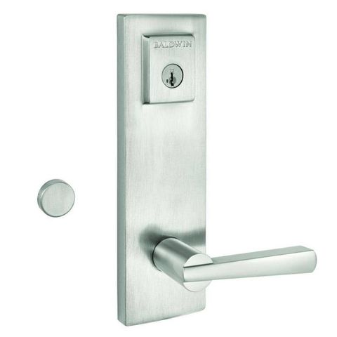 Baldwin 180sphxspl-sqr-smt Spyglass Single Cylinder Keyed Entry Set 